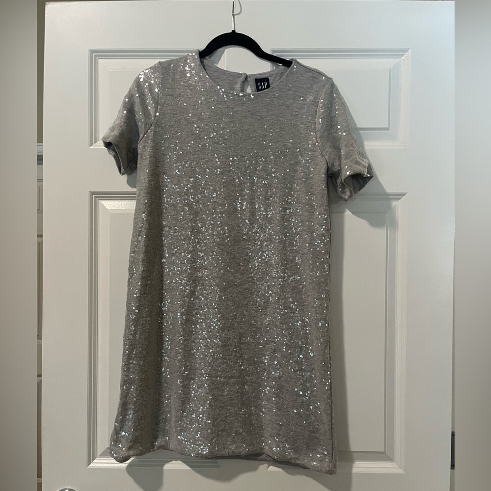 Gap mini shift sequin dress.
